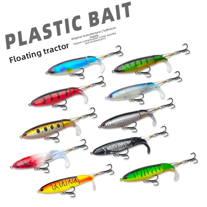 Propeller black fish, bass and pike bionic bait
