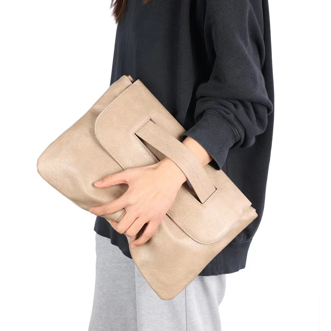 PU Crossbody Single Strap Clutch Bag