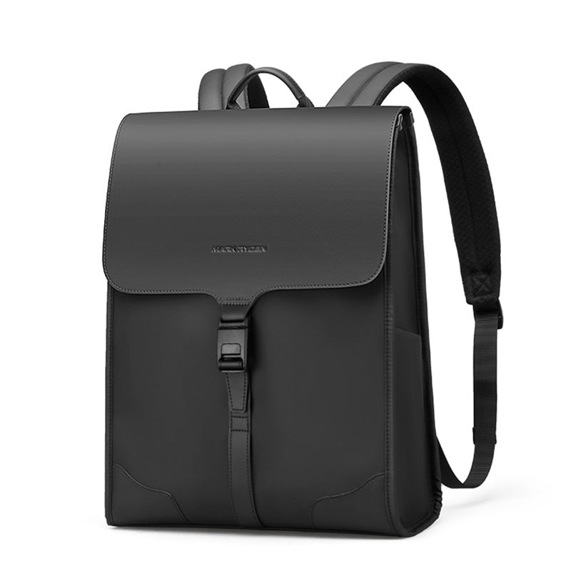 PU leather backpack