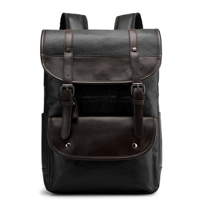 PU leather backpack