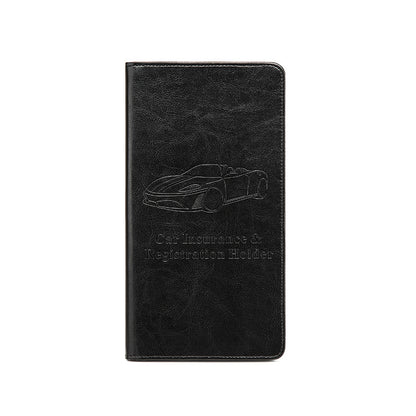 PU Leather Car Document Holder