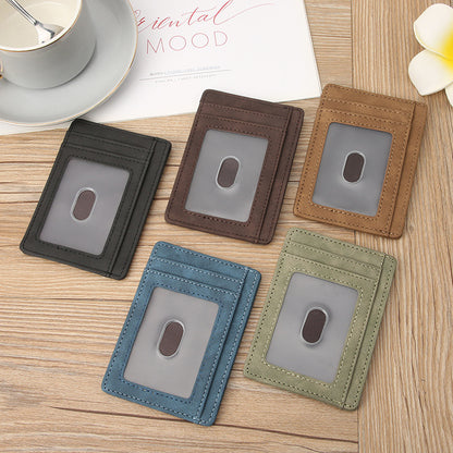 PU leather card holder