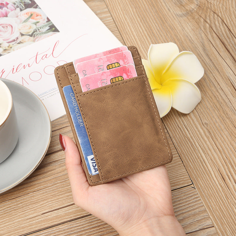 PU leather card holder