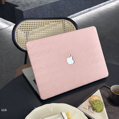 PU Leather Diamond Pattern Laptop Case