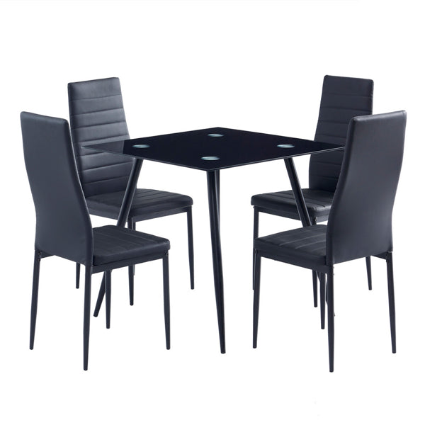 PU leather dining chair