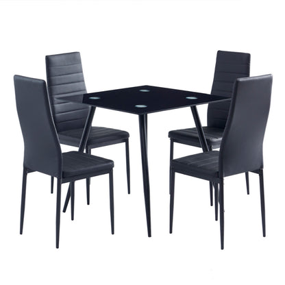 PU leather dining chair