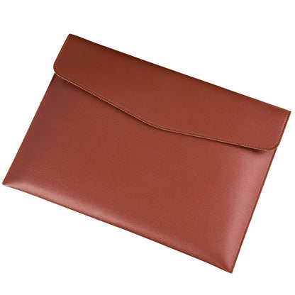 PU Leather Document Folder with Snap Closure