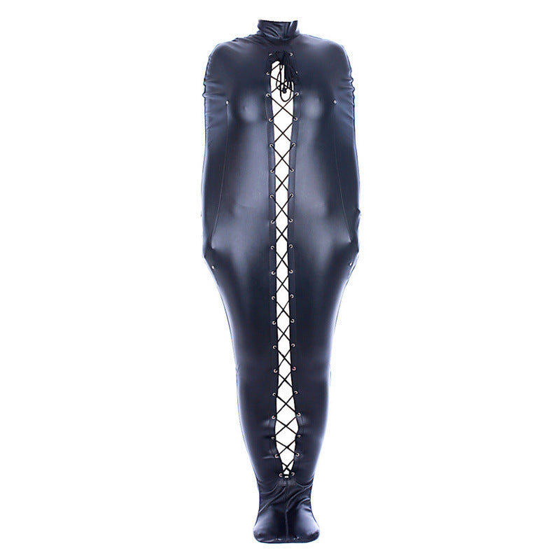 PU Leather Full-Covered Body Restraint Clothing
