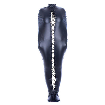 PU Leather Full-Covered Body Restraint Clothing