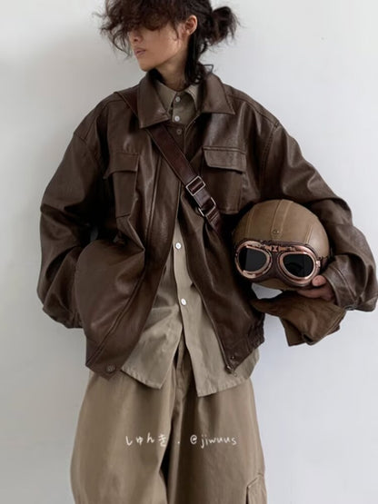 PU Leather Jacket