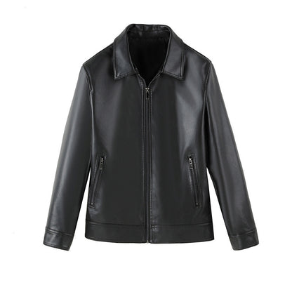 Pu Leather Jacket Men
