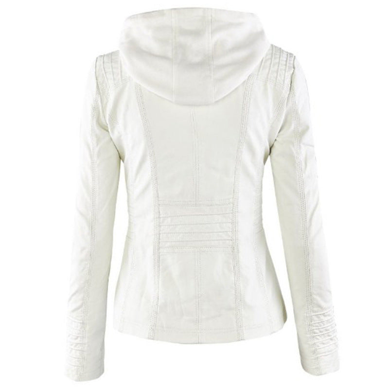 PU leather jacket