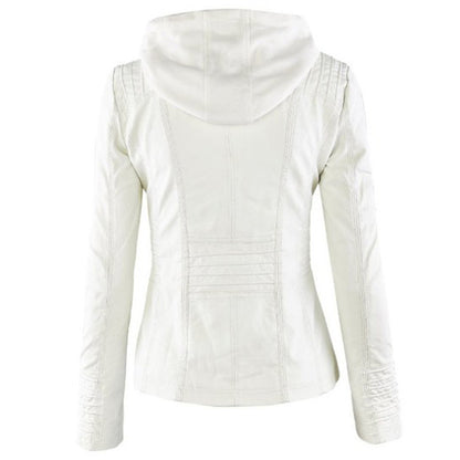 PU leather jacket