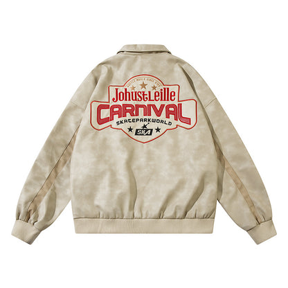 PU leather jacket