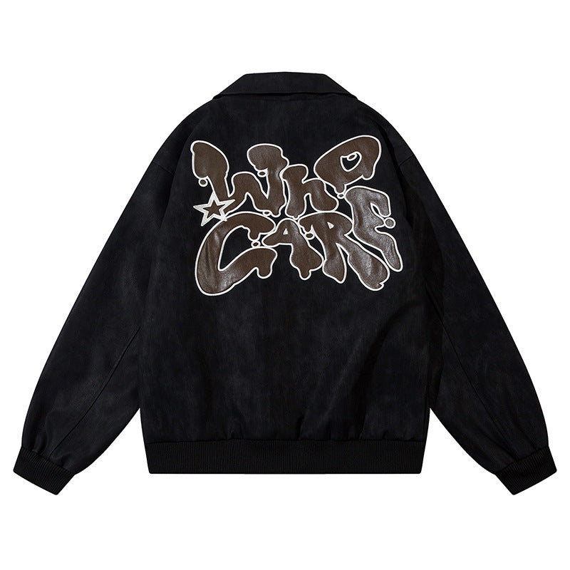 PU leather jacket