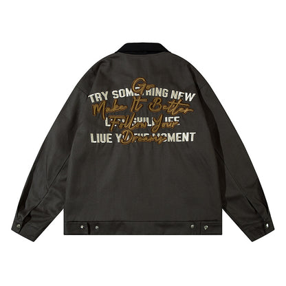 PU leather jacket
