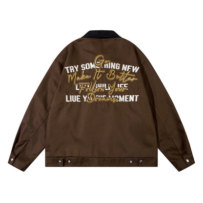 PU leather jacket