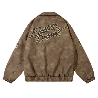 PU leather jacket
