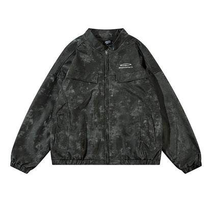 PU leather jacket