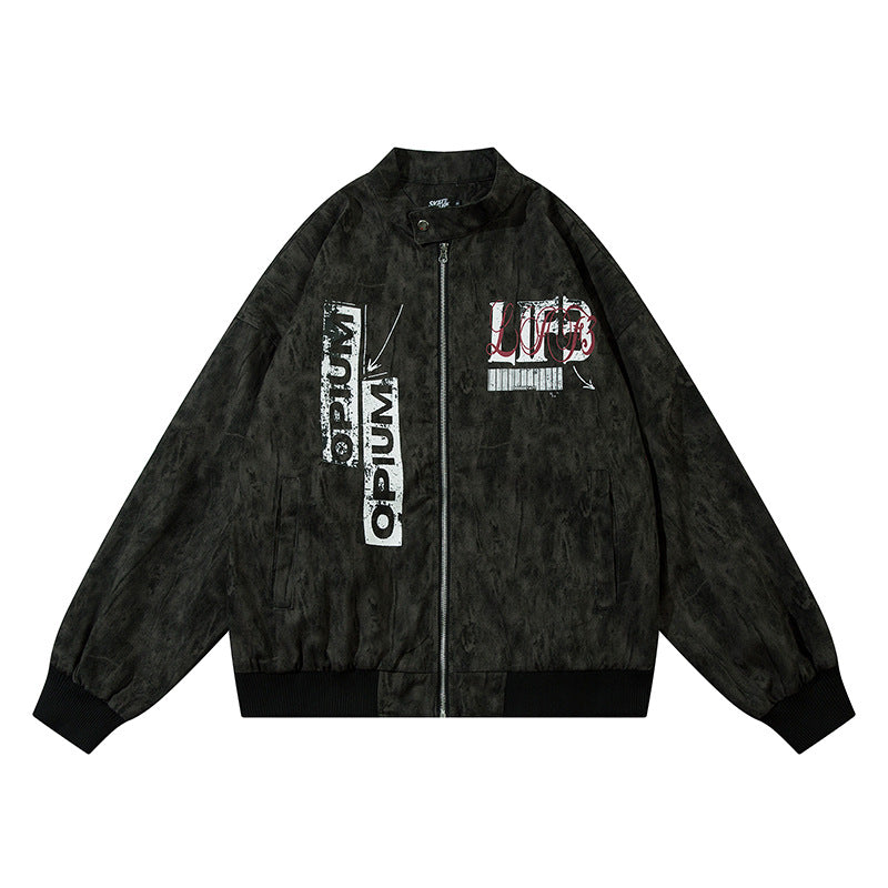 PU leather jacket