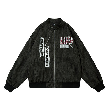PU leather jacket