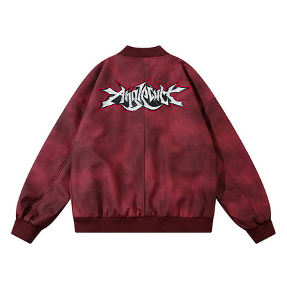PU leather jacket