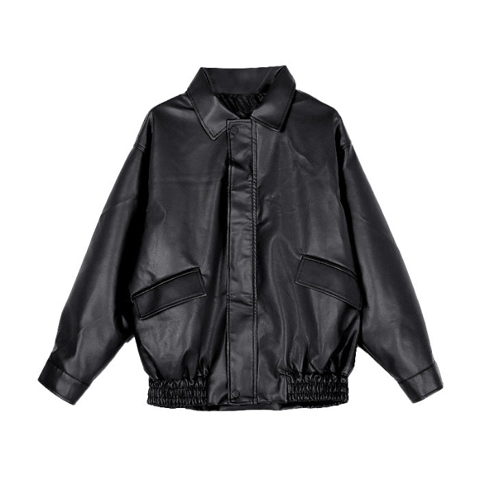 PU leather jacket