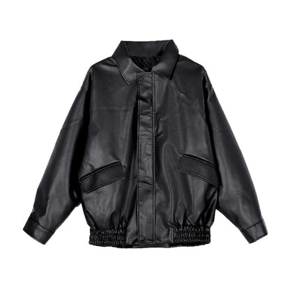 PU leather jacket