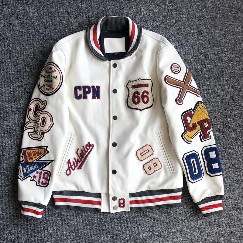 PU leather jacket
