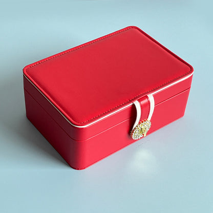 PU Leather Jewelry Organizer Box