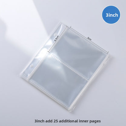 PU Leather Loose-Leaf Photo Album with Inner Pockets