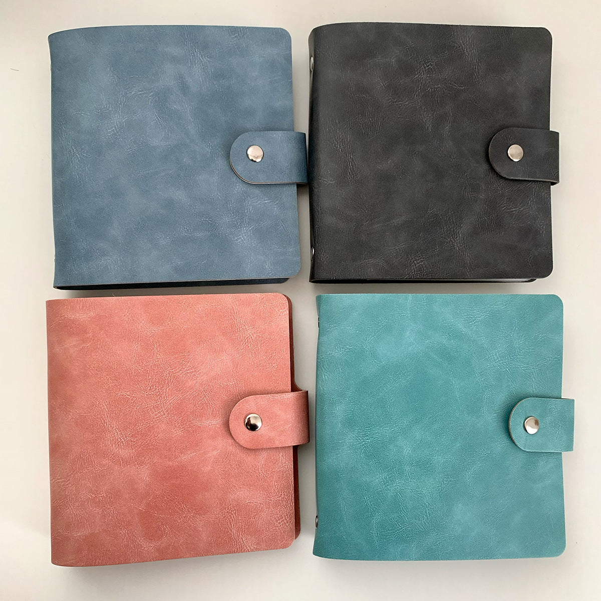 PU Leather Loose-Leaf Photo Album with Inner Pockets