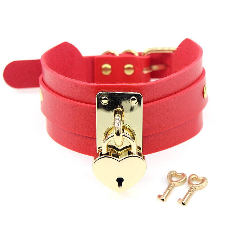 PU leather necklace