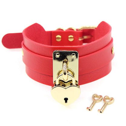 PU leather necklace