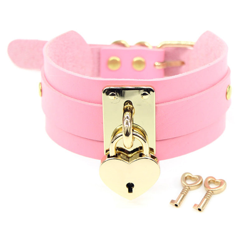 PU leather necklace