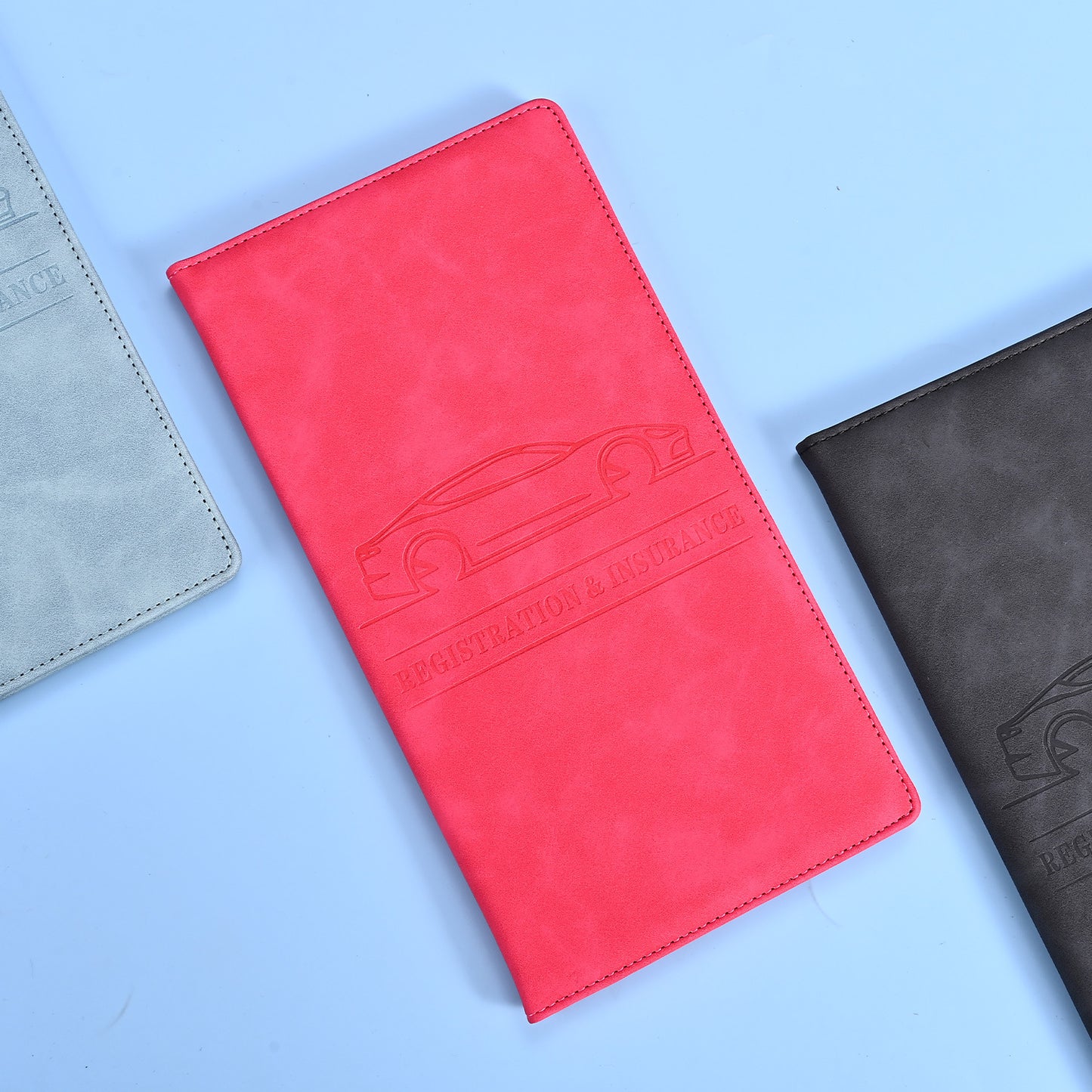 PU Leather Passport ID Card Holder
