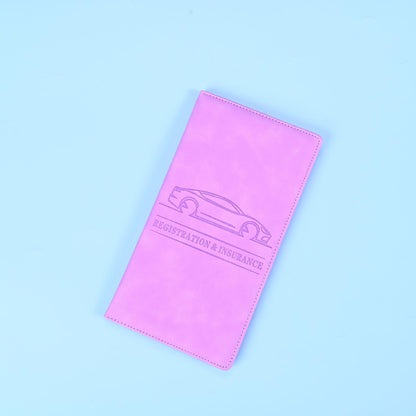 PU Leather Passport ID Card Holder