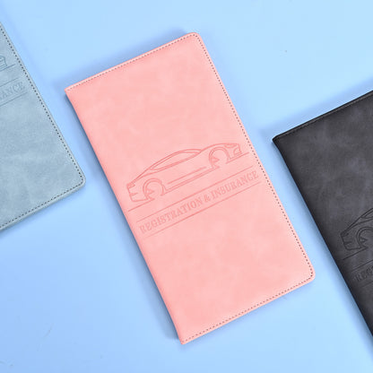 PU Leather Passport ID Card Holder