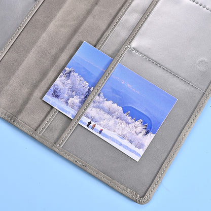 PU Leather Passport ID Card Holder