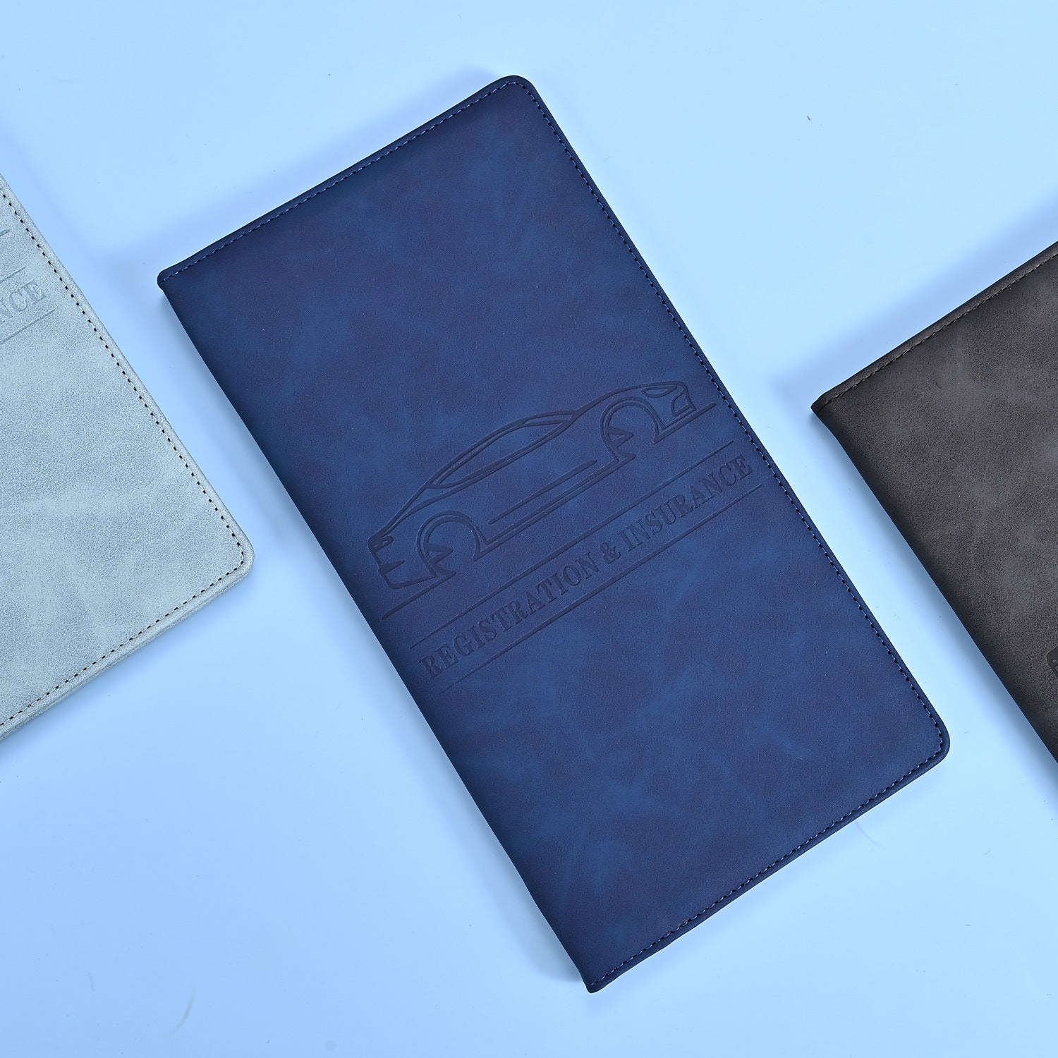 PU Leather Passport ID Card Holder