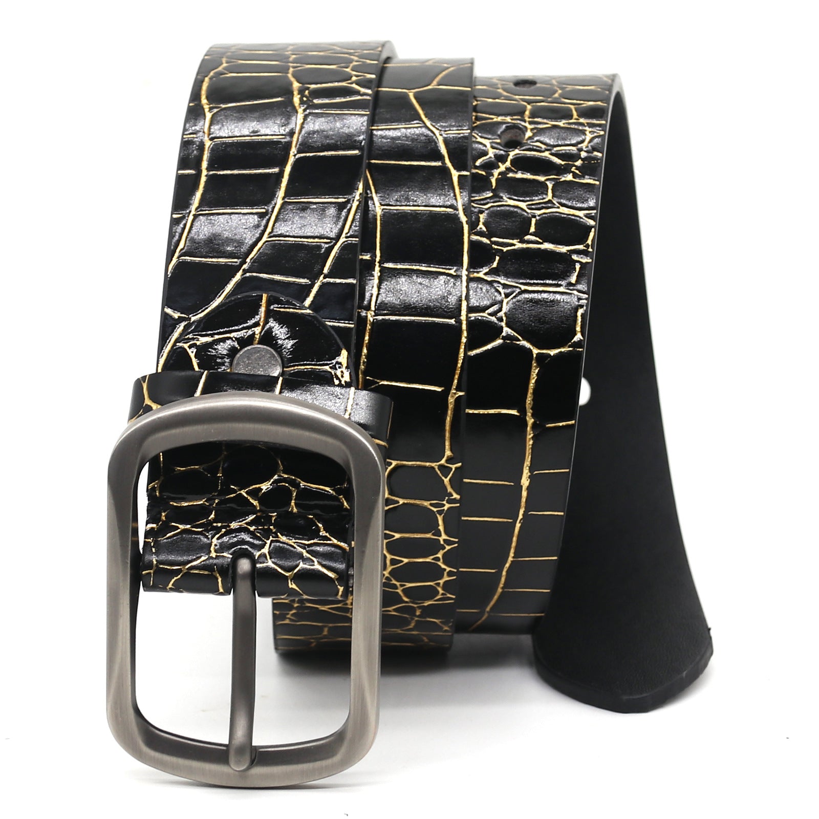 PU Leather Pin Buckle Belt Retro Unisex