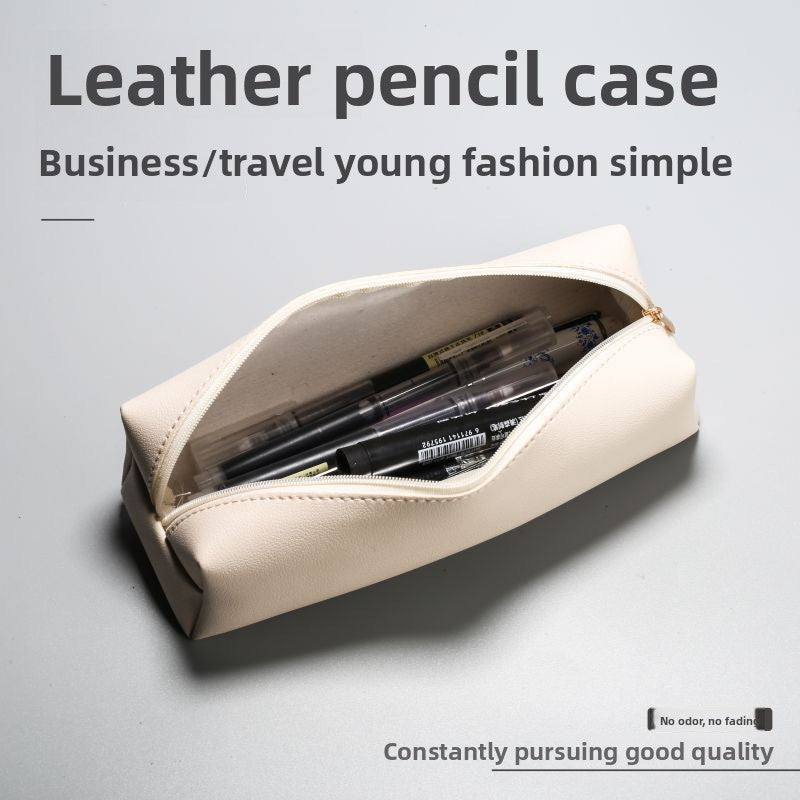 Pu Leather Stereo Octagonal Stationery Bag