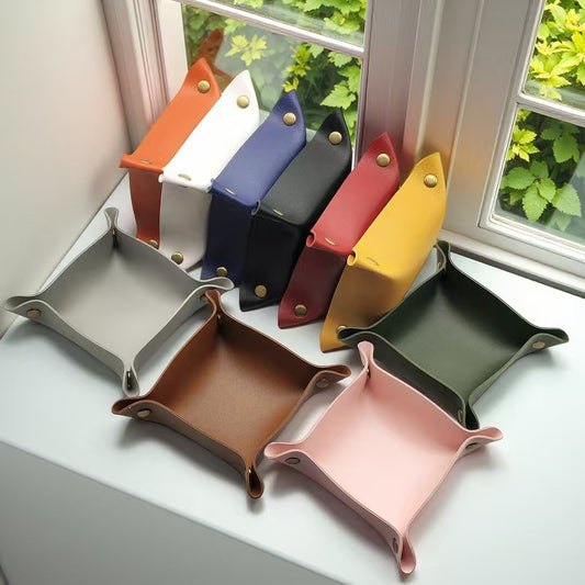 PU Leather Storage Box for Cosmetics and Jewelry