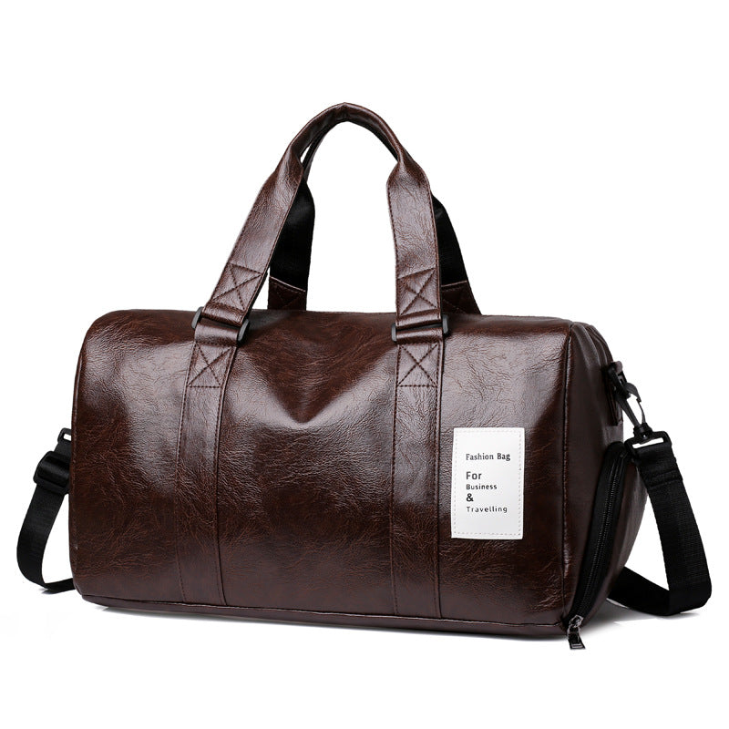 PU Leather Travel Duffel Bag