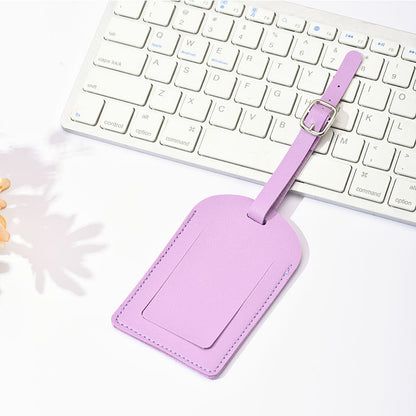 PU Leather Travel Luggage Tag