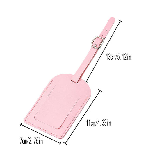 PU Leather Travel Luggage Tag