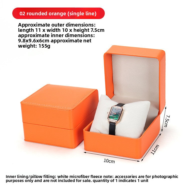 PU Leather Watch Storage Box