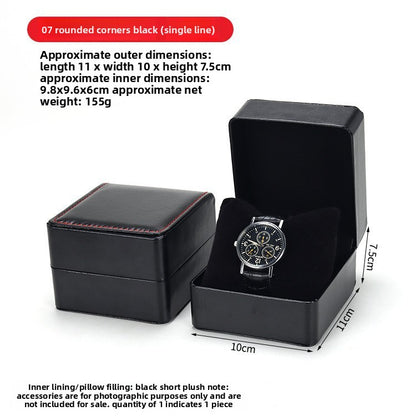 PU Leather Watch Storage Box