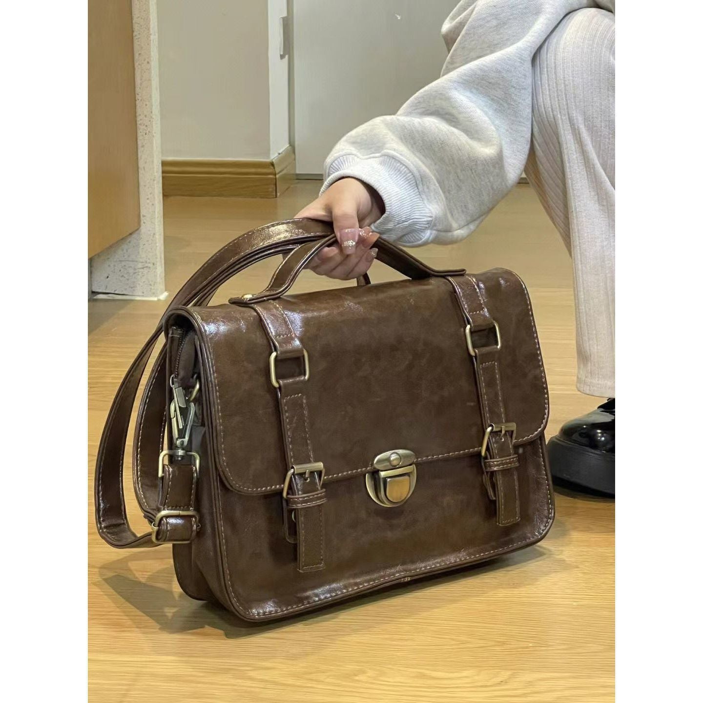 PU messenger bag