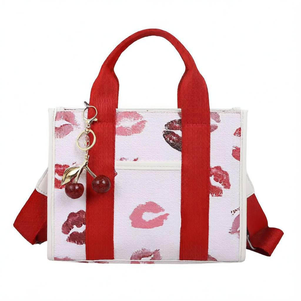 Pu Popular Letter Tote Crossbody Bag